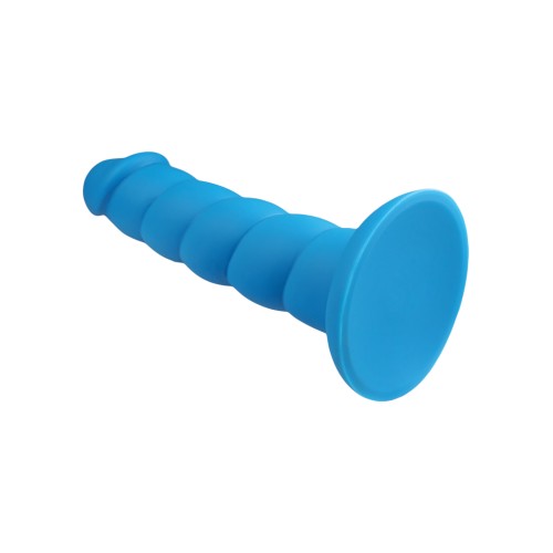 Rock Candy Suga Daddy 8" Silicone Dildo - Blue