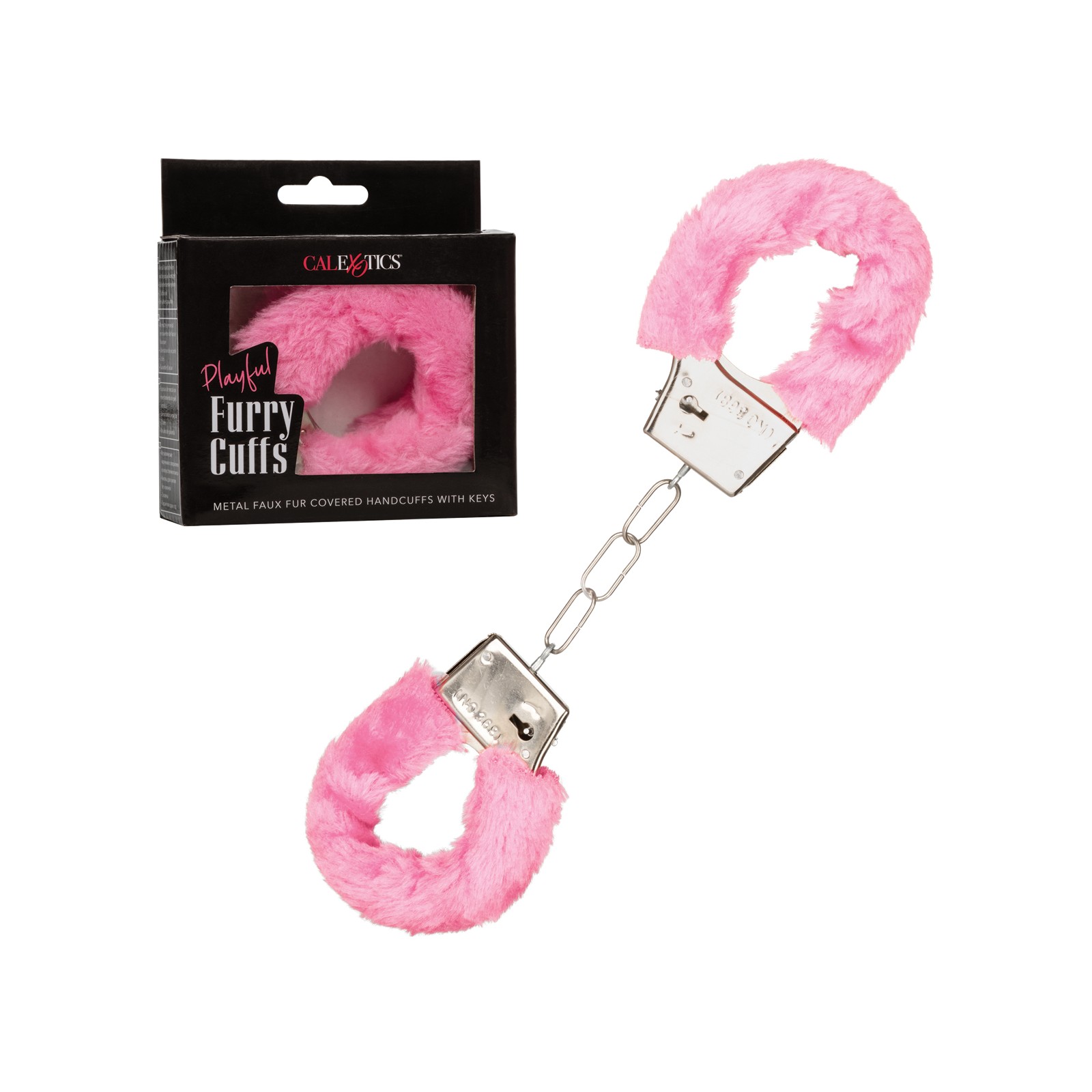 Playful Furry Restraint Cuffs - Pink