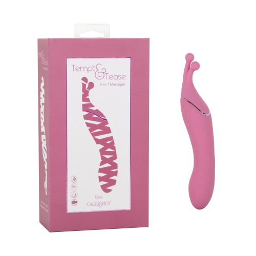 Tempt & Tease Kiss Dual-Sided Massager for Pleasure