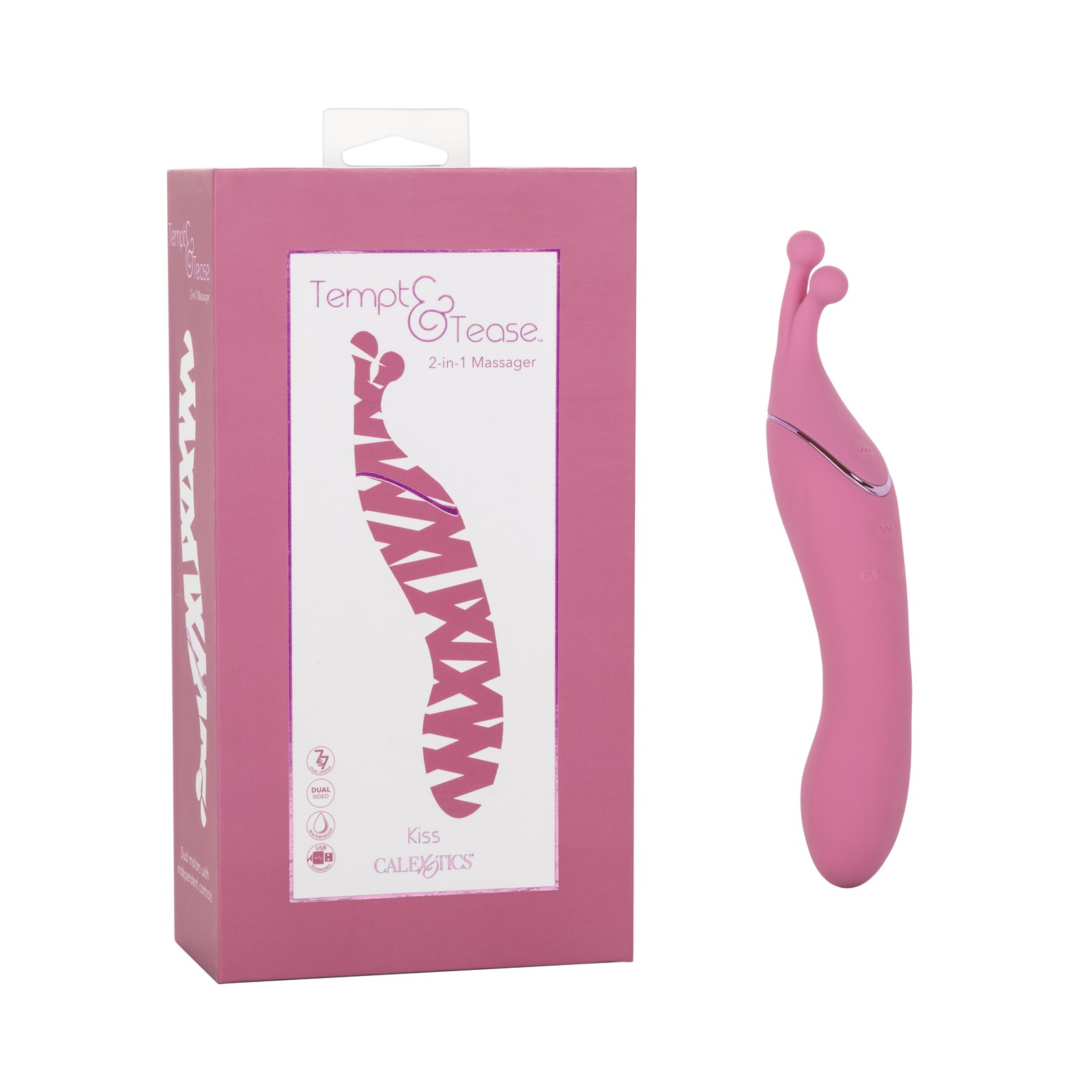 Tempt & Tease Kiss Dual-Sided Massager for Pleasure