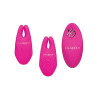 Silicone Nipple Clamps with Remote Control - Pink