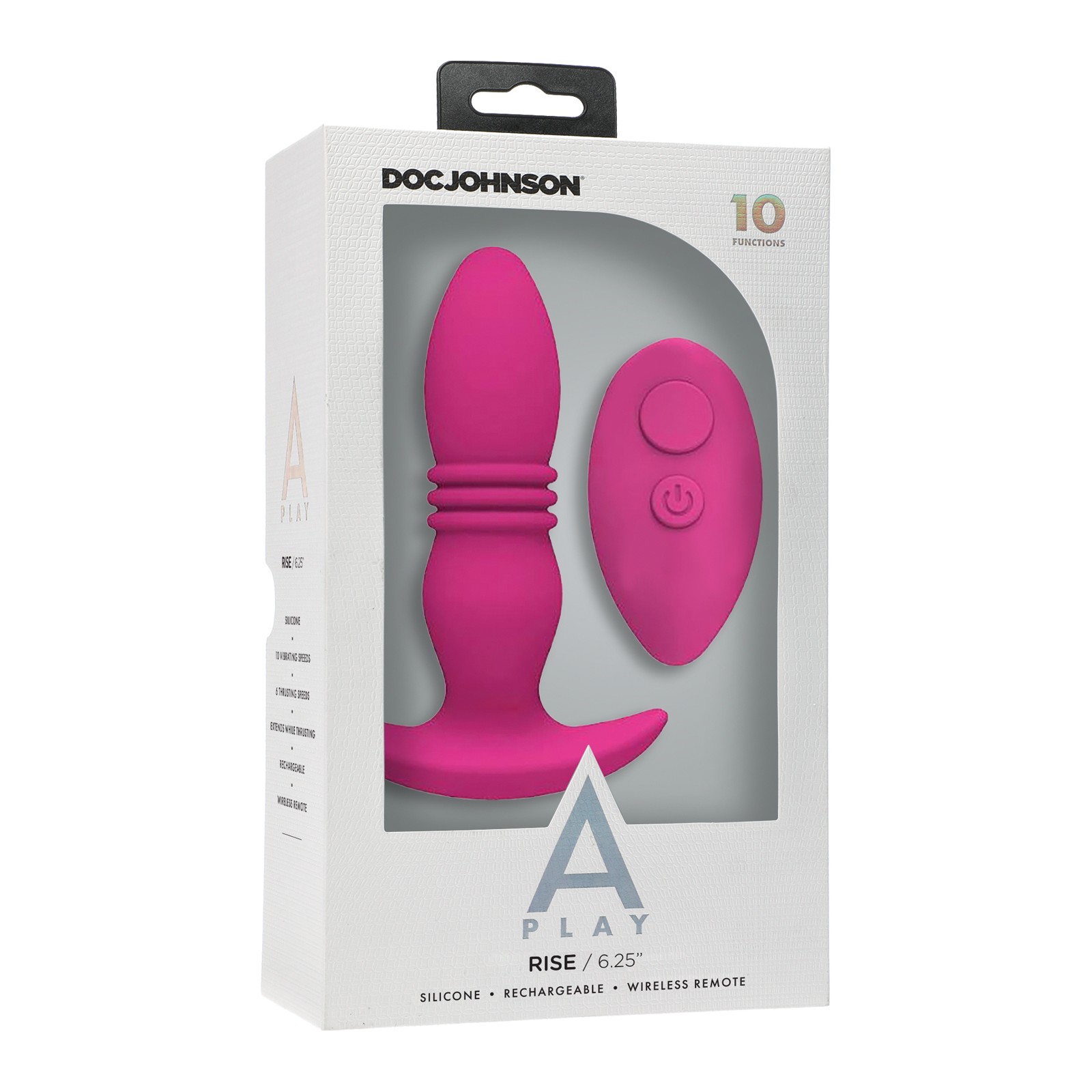 Plug Anal Recargable A Play Rise con Control Remoto