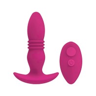 A Play Rise Rechargeable Anal Plug with Remote