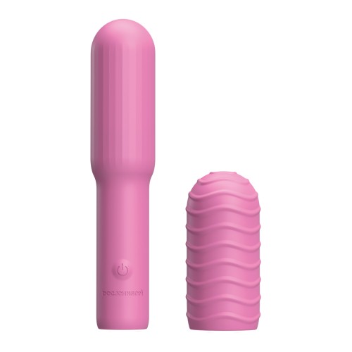 Pocket Rocket Elite Rechargeable Vibrator - Pink