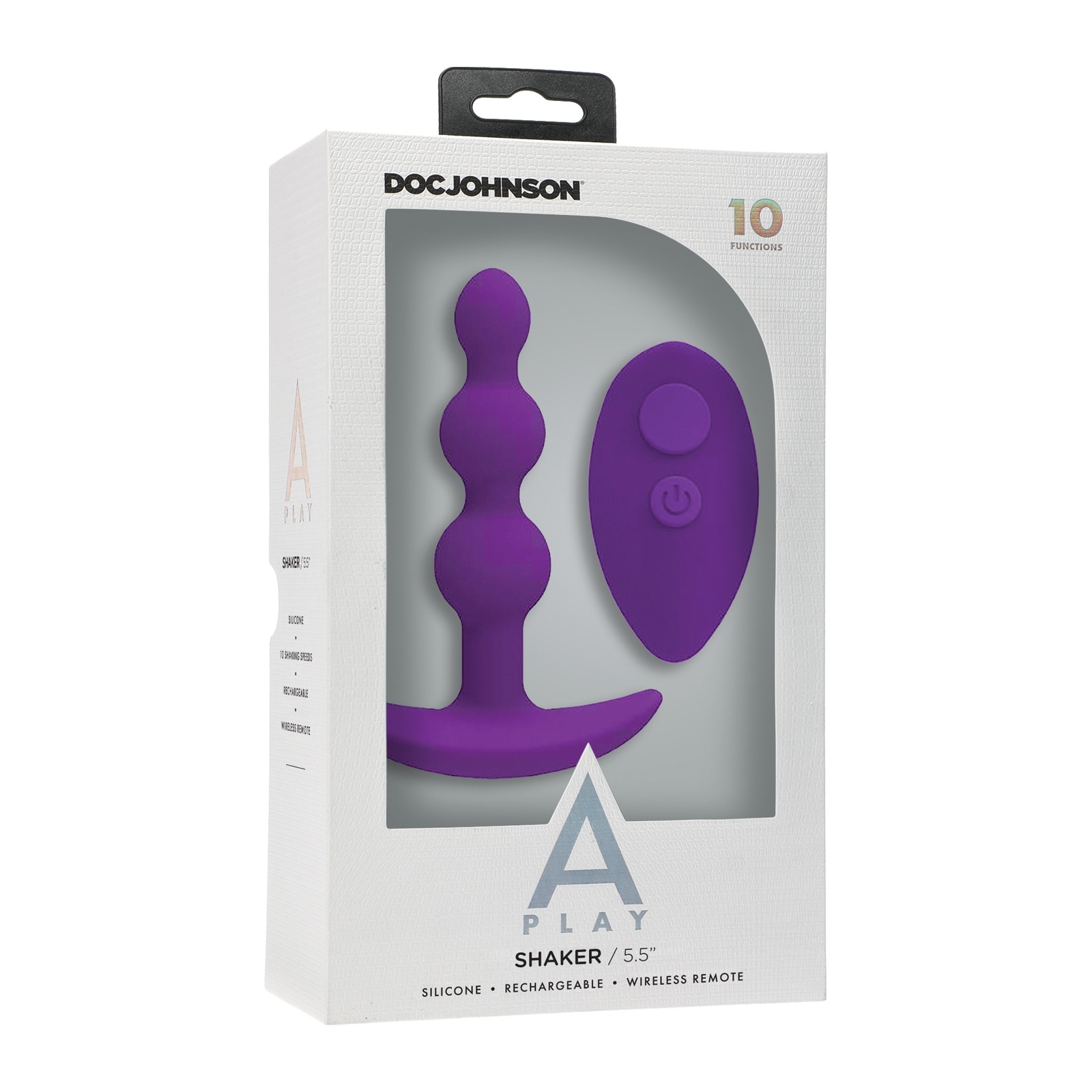 A Play Beaded Vibrating Anal Plug