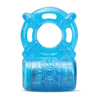 Blush Stay Hard Rechargeable 5-Function C-Ring Blue