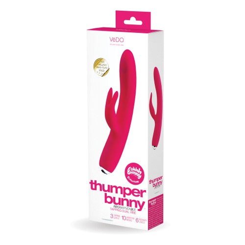 Vibrador Doble VeDO Thumper Bunny Rosa