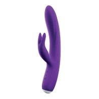 VeDO Thumper Bunny Rechargeable Dual Vibe - Deep Purple