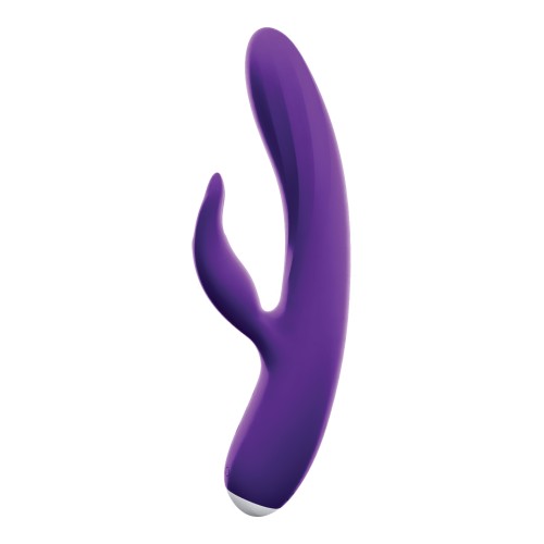 VeDO Thumper Bunny Rechargeable Dual Vibe - Deep Purple