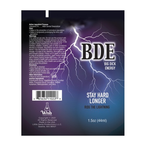 BDE Stay Hard Longer Cream 1.5 oz | Enhance Your Pleasure