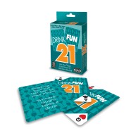 Drink Fun 21 Card Game for Party Night Fun