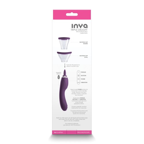 INYA Triple Delight Vibrador - Morado