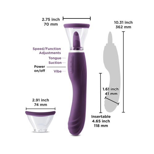 INYA Triple Delight Vibrador - Morado