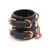 Bondage Couture Wrist Cuffs Black for Sensual Adventures