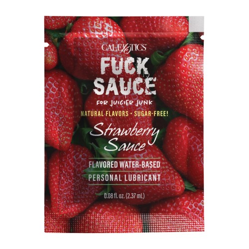 Lubricante Personal a Base de Agua Sabor Fresa Fuck Sauce