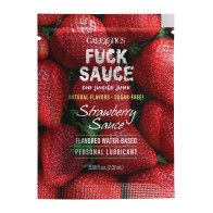 Strawberry Flavored Fuck Sauce Water Based Lubricant