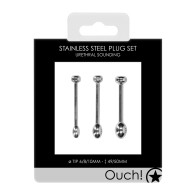 Shots Ouch Urethral Sounding Plug Set - Adventure Awaits