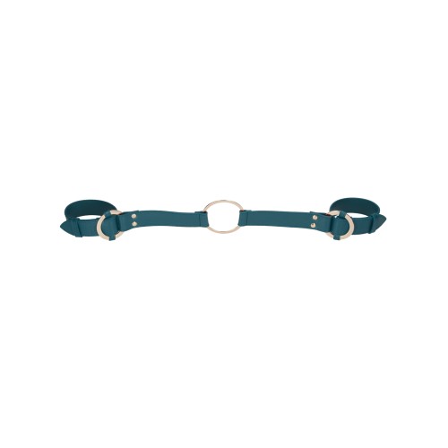 Shots Ouch Halo Handcuff with Connector Green