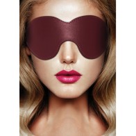 Shots Ouch Halo Burgundy Eyemask for BDSM Play