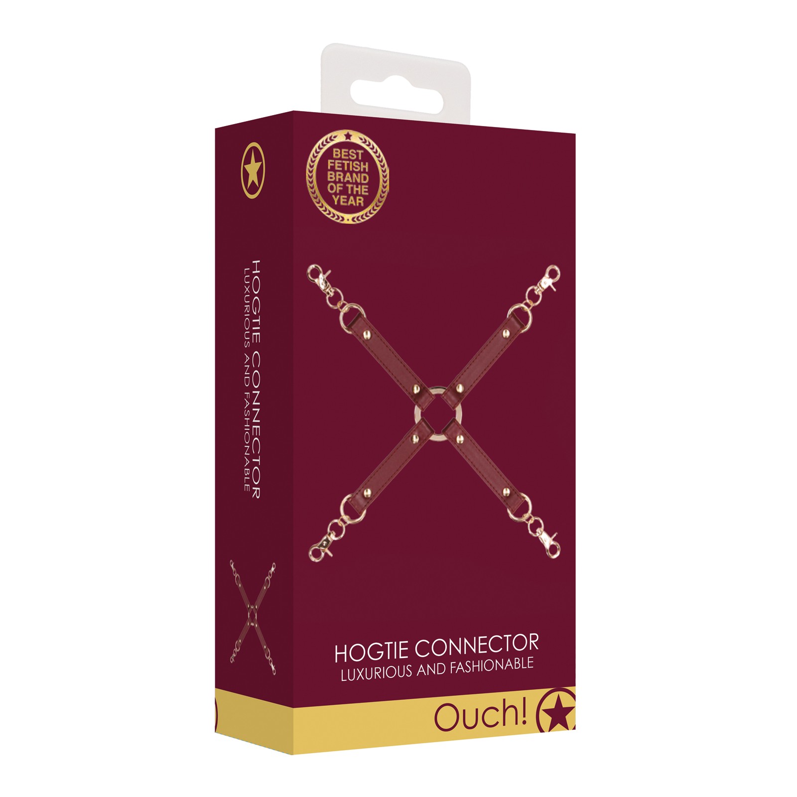 Conector Ouch Halo Hogtie Burdeos BDSM Premium