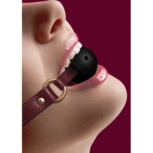 Gag de Bola Transpirable Shots Ouch Halo - Restricción Elegante