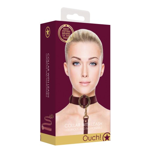 Ouch Halo Collar with Leash - Elegant Control