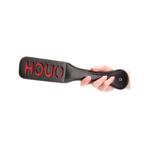 Shots Ouch Ouch Paddle Black For BDSM Play