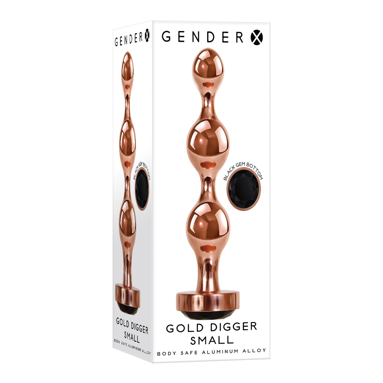 Gender X Gold Digger Small Rose Gold Black