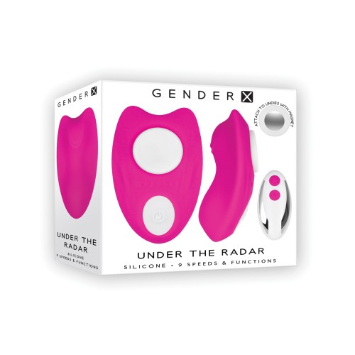 Gender X Vibrador Bajo Radar Rosa