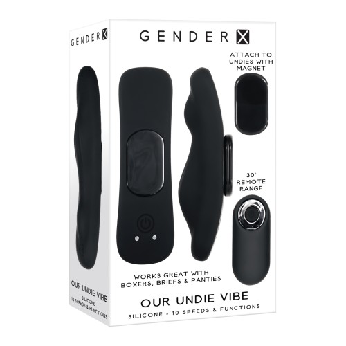 Gender X Nuestro Vibe Undie Control Remoto Negro