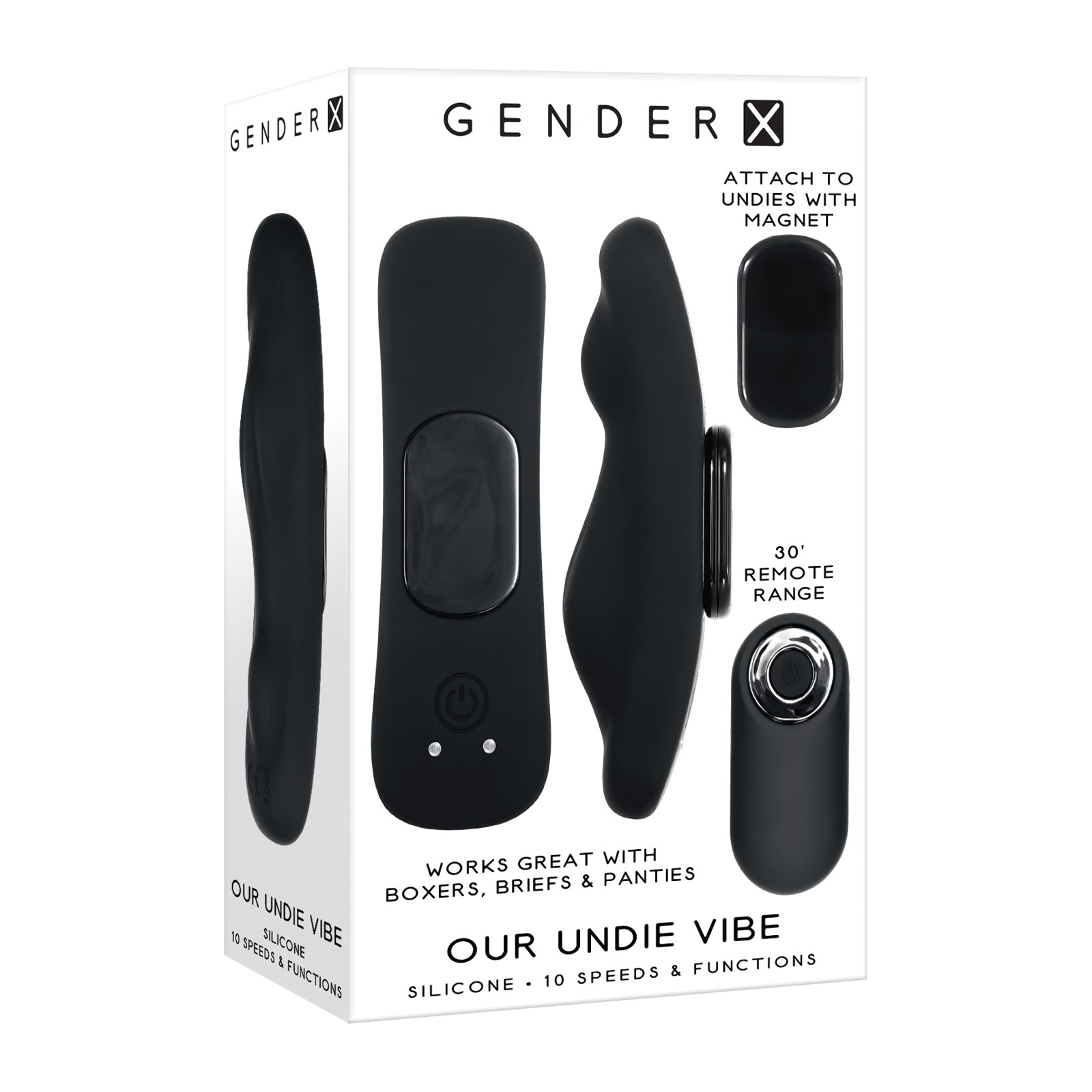 Gender X Our Undie Vibe Remote-Controlled Black