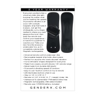 Gender X Our Undie Vibe Remote-Controlled Black