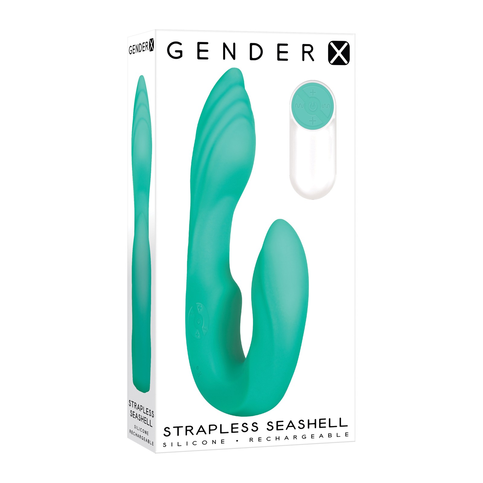 Gender X Strapless Seashell Vibrator - Teal