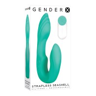 Gender X Strapless Seashell Vibrator - Teal