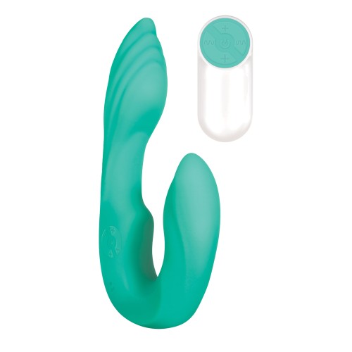 Gender X Strapless Seashell Vibrator - Teal