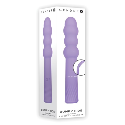 Gender X Bumpy Ride Vibrator Purple