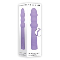 Vibrador Gender X Bumpy Ride Púrpura