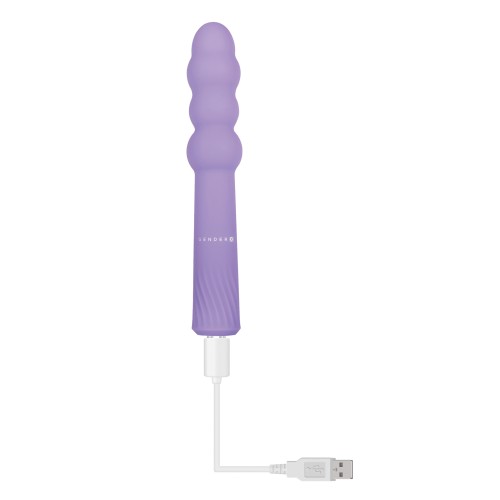 Gender X Bumpy Ride Vibrator Purple