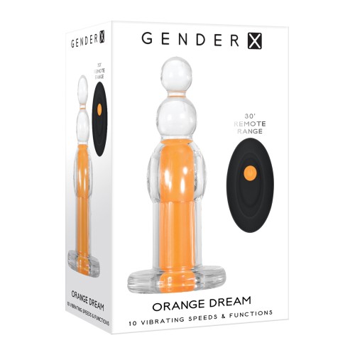 Gender X Orange Dream Vibrador Transparente Naranja