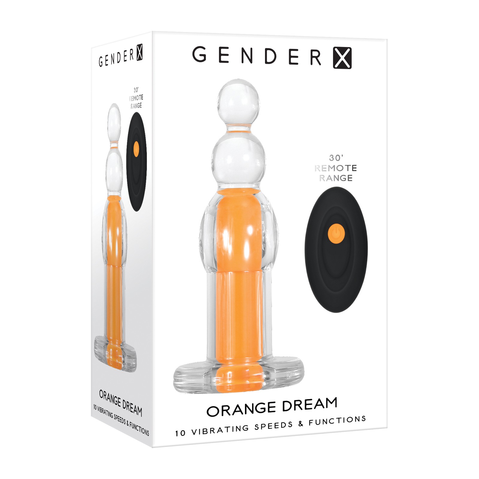 Gender X Orange Dream Vibrator Clear Orange