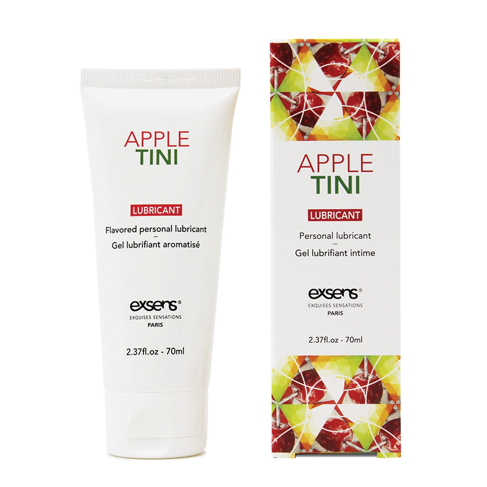 Lubricante a Base de Agua EXSENS de Sabor Appletini - Para Placer Íntimo