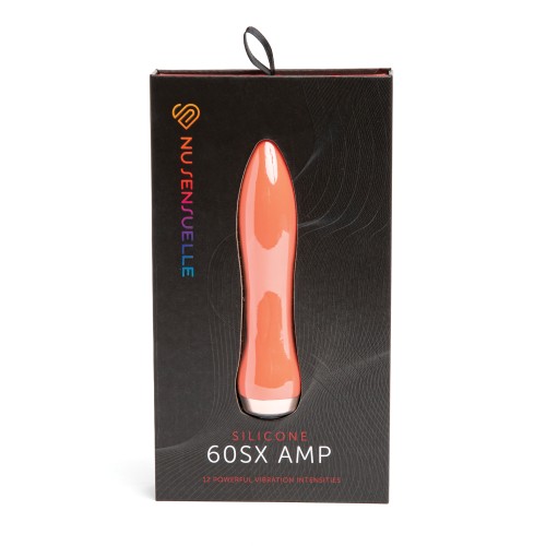 Nu Sensuelle 60SX AMP Silicone Bullet Coral - Powerful Vibration