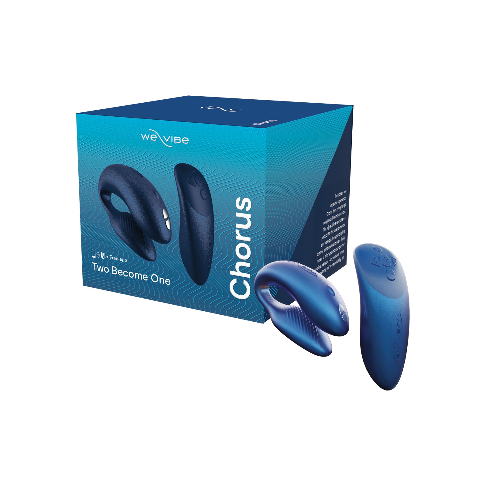 Vibrador para Parejas We-Vibe Chorus Azul Cósmico