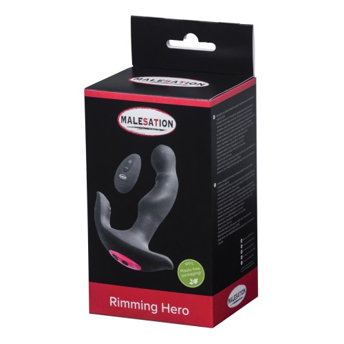 MALESATION Rimming Hero en Negro