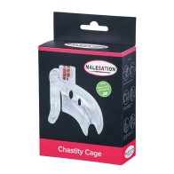 MALESATION Clear Chastity Cage