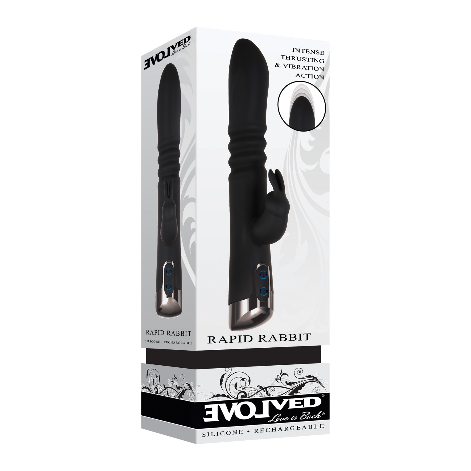 Evolved Rapid Rabbit Thrusting Vibe Black