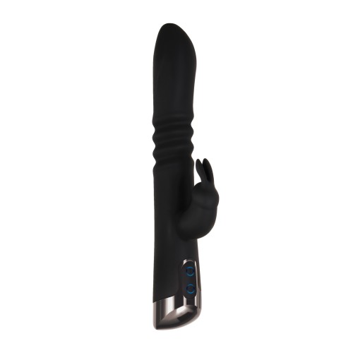 Vibrador Doble Rápido Conejo Evolucionado Negro