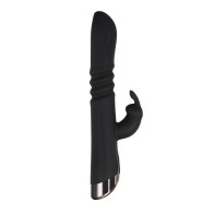 Vibrador Doble Rápido Conejo Evolucionado Negro