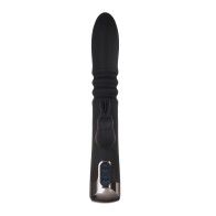 Vibrador Doble Rápido Conejo Evolucionado Negro