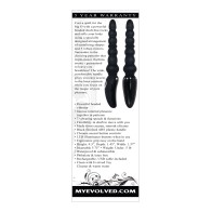 Evolved Magic Stick Beaded Vibrator - Black